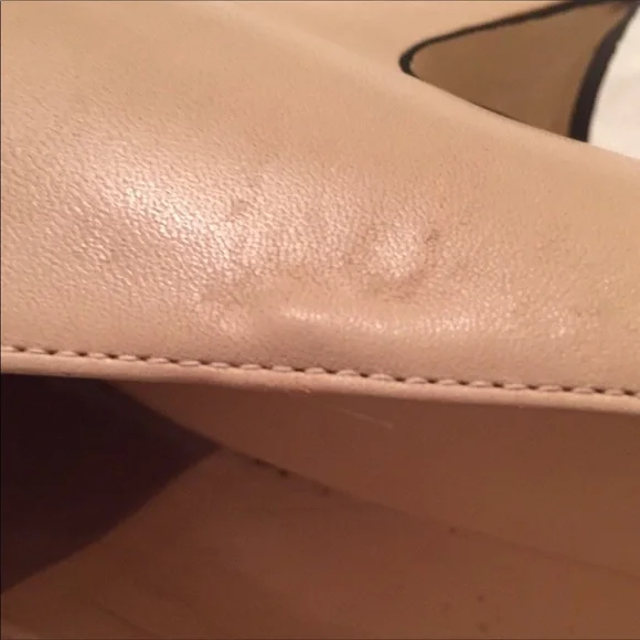 Ivanka Trump Beige and Black Pearl Heels - Picture 11 of 14